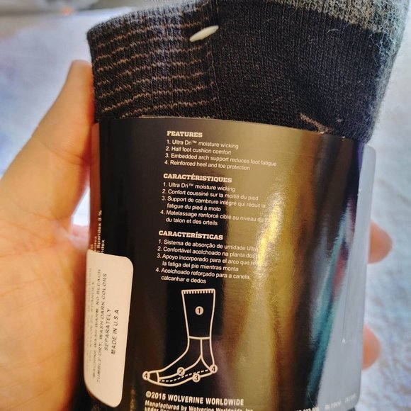 Harley-Davidson 2pr of All-Weather wool-blend socks Medium unisex   (#27) - Picture 4 of 6